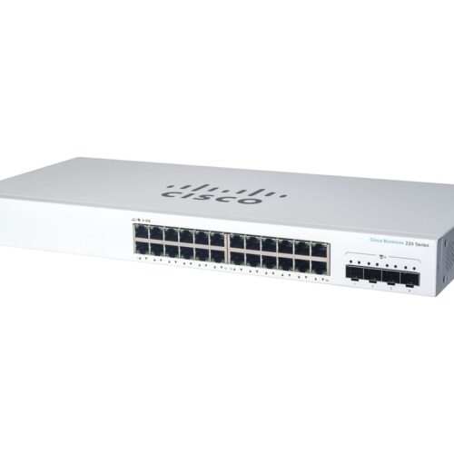 CISCO Business Switching CBS220 Smart 24-port Gigabit 4x10G SFP+ uplink