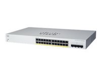 CISCO Business Switching CBS220 Smart 24-port Gigabit Full PoE 382W 4x10G SFP+ uplink