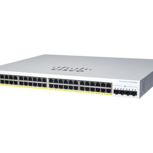 CISCO Business Switching CBS220 Smart 48-port Gigabit 4x10G SFP+ uplink