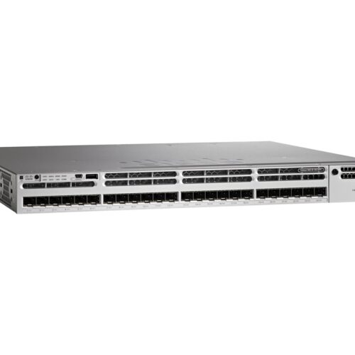 CISCO CAT 3850 24 PORT 10G FIBER SWITCH IP SERVICES REMANUFACTURED