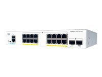 CISCO Catalyst 1000 16-Port Gigabit PoE+ PoE Budget 120W 2 x 1G SFP Uplinks LAN Base with external power supply