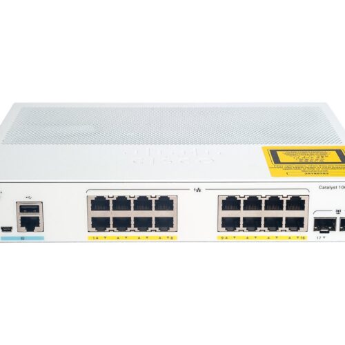 CISCO Catalyst 1000 16-Port Gigabit PoE+ PoE Budget 240W 2 x 1G SFP Uplinks LAN Base