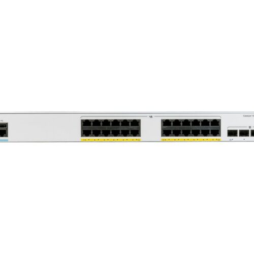 CISCO Catalyst 1000 24-Port Gigabit PoE+ PoE Budget 195W 4 x 1G SFP Uplinks LAN Base
