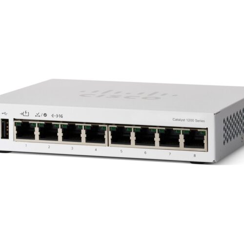 CISCO Catalyst 1200 8-port GE Desktop Ext PS PoE Input