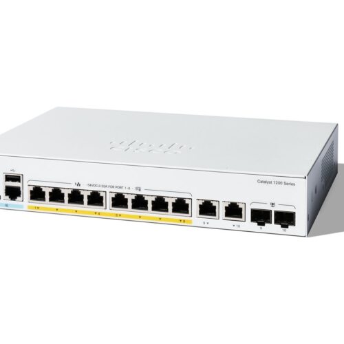 CISCO Catalyst 1200 8-port GE PoE Ext PS 2x1G Combo