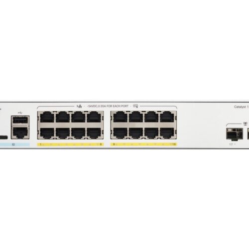 CISCO Catalyst 1300 16-port GE Full PoE 2x1G SFP