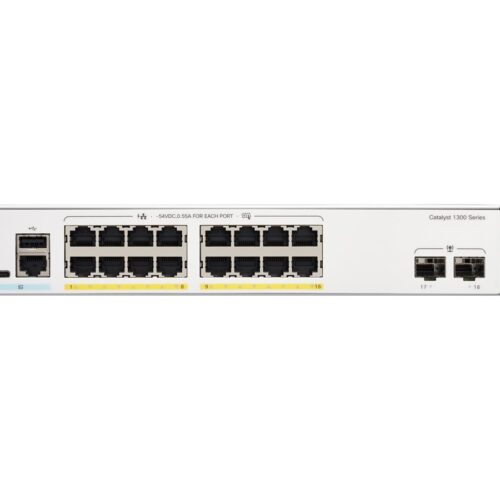 CISCO Catalyst 1300 16-port GE PoE 2x1G SFP
