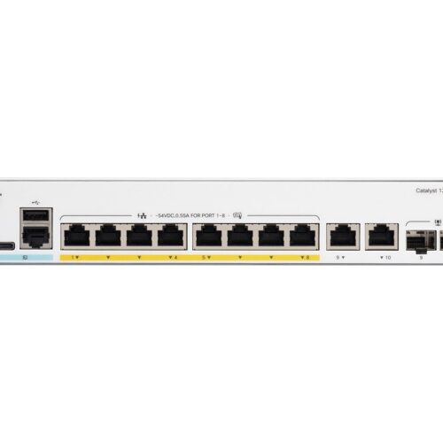 CISCO Catalyst 1300 8-port GE PoE Ext PS 2x1G Combo