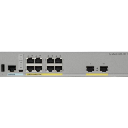 CISCO Catalyst 3560-CX PD PSE 8 Port PoE. 1G Uplinks IP Base