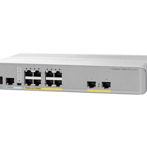 CISCO Catalyst 3560-CX PD PSE 8 Port PoE. 1G Uplinks IP Base