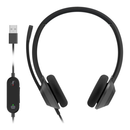 CISCO Headset 322 Wired Dual Carbon Black USB-A Teams Qualified