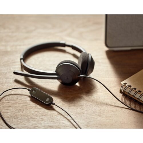 CISCO Headset 322 Wired Dual Carbon Black USB-A Teams Qualified