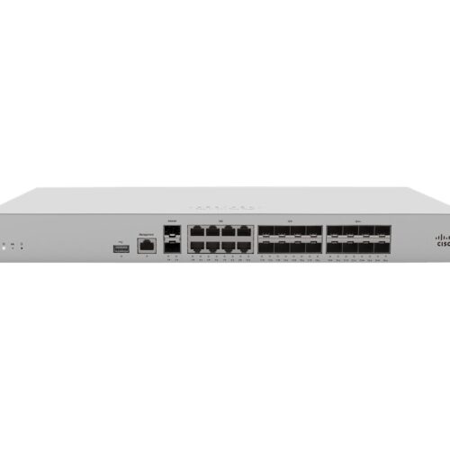 CISCO Meraki MX250 Security Appliance 8x10GigE SFP+ 8xGigE SFP 8xGigE LAN 2x10GigE SFP+ WAN Cloud Managed