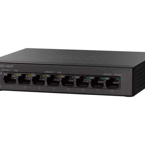 CISCO SG110D-08HP 8-PORT POE GIGABIT DESKTOP SWITCH REMANUFACTURED