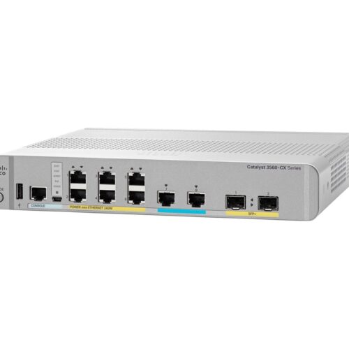 CISCO Switch Cat 3560-CX 2x mGig 6x1G PoE IP Base REMANUFACTURED