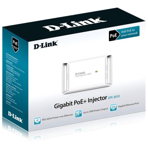 D-LINK 1-Port Gigabit 30W PoE Injector