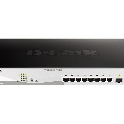 D-LINK 10-Port Layer2 PoE+ Smart Managed Gigabit Switch 8 x 10/100/1000Mbps TP RJ-45 PoE Port Port 1-8 802.3at Power-over-Eth