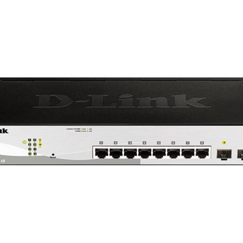 D-LINK 10-Port Layer2 Smart Managed Gigabit Switch dlink green 3.0 8x 10/100/1000Mbit/s TP RJ-45 Port2x 100/1000Mbit/s SFP