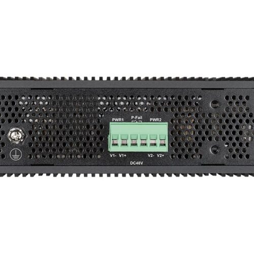 D-LINK 12 Port L2 Industrial Smart Managed Switch with 10 x 1GBaseTX ports 8 PoE 240W and 2 x SFP ports