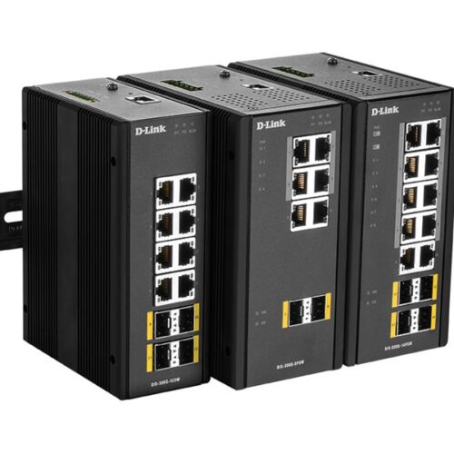 D-LINK 12 Port L2 Managed Switch with 8 x 10/100/1000BaseTX ports & 4 x 100/1000BaseSFP ports