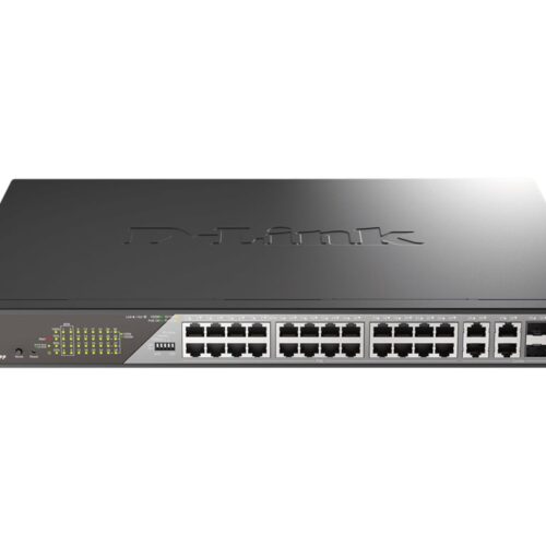 D-LINK 24 Gigabit PoE Ports Switch Including 8 PoE++ 4 Gigabit Combo SFP Ports Gigabit Fibre Uplink Port PoE 802.3bt 90W Alarm port