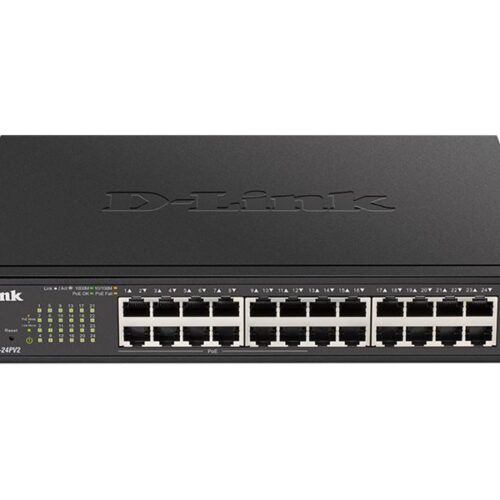 D-LINK 24-Port Layer2 PoE Gigabit Smart Switch 24x 10/100/1000Mbit/s TP RJ-45 Port of which 12 x PoE 802.3af/802.3at802.3x Flow