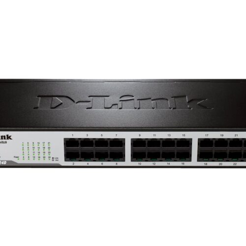 D-LINK 24Port Fast Ethernet Switch RJ45 10/100Mbps Rackable Non Administrable