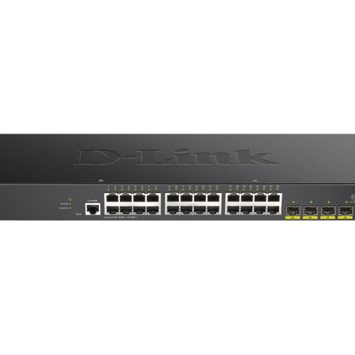 D-LINK 28-Port Smart Managed Gigabit Switch 4x 10G dlink green 3.0 24x 10/100/1000Mbit/s TP RJ-45 Port 4x 10Gbit/s Fiber SFP+