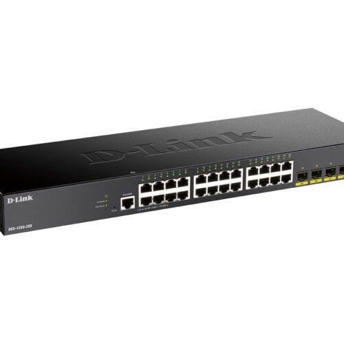 D-LINK 28-Port Smart Managed Gigabit Switch 4x 10G dlink green 3.0 24x 10/100/1000Mbit/s TP RJ-45 Port 4x 10Gbit/s Fiber SFP+