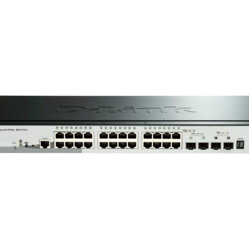D-LINK 28-Port Smart Managed PoE Gigabit Stack Switch 2x 10G dlink green 3.0 24x 10/100/1000Mbit/s TP RJ-45 PoE Port 802.3at