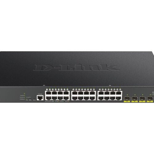 D-LINK 28-Port Smart Managed PoE+ Gigabit Switch 4x 10G dlink green 3.0 24x 10/100/1000Mbit/s TP RJ-45 PoE Port 802.3at