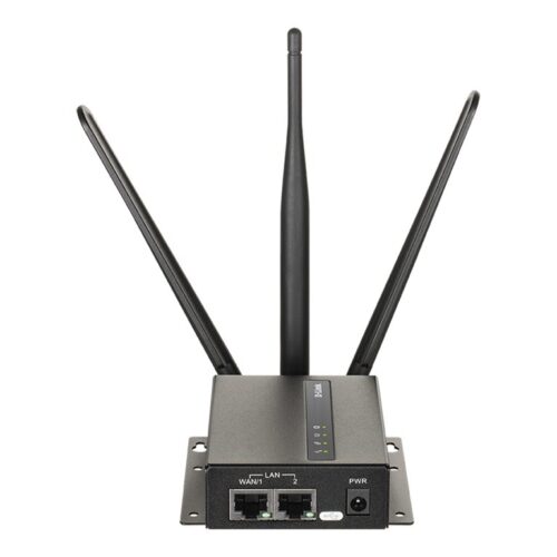 D-LINK 4G VPN LTE Cat 4 Industrial M2M Router Wi-Fi Dual SIM 2 External LTE Antennas 1 External Wi-Fi N Antenna 1 WAN/LAN FE Port