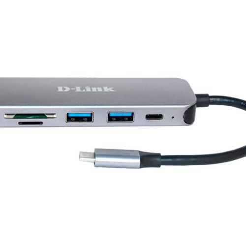 D-LINK 5in1 USB-C Hub with Card Reader