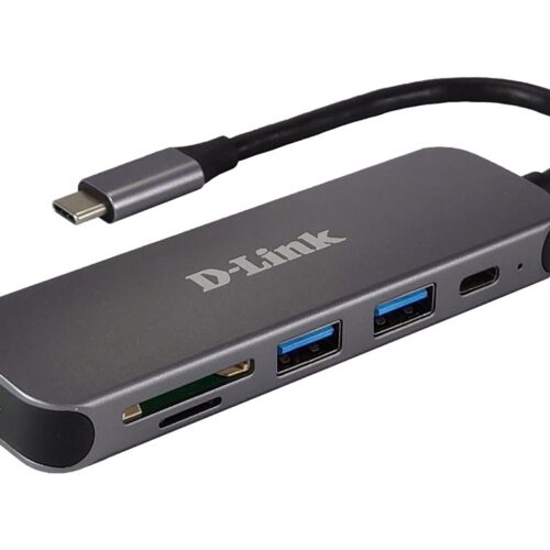 D-LINK 5in1 USB-C Hub with Card Reader
