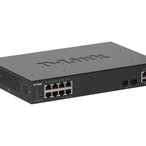 D-LINK 8 Ports GE + 2 Ports 10G SFP+ Smart Managed Switch