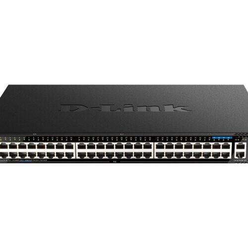 D-LINK DGS-1520-52MP/E 52-Port Smart Managed PoE+ Gigabit Stack Switch 4x 2.5 GE 4x 10G