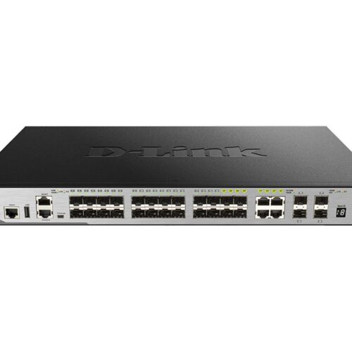 D-LINK DGS-3630-28SC/SI/E 28-Port Layer 3 Fiber Gigabit Stack Switch SI