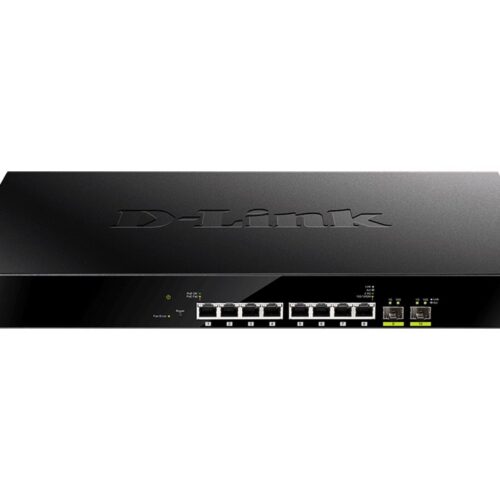D-LINK DMS-1100-10TP 8-Port 2.5G BASE-T PoE and 2-port 10G SFP+ Smart Managed Switch