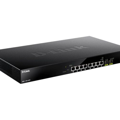 D-LINK DMS-1100-10TP 8-Port 2.5G BASE-T PoE and 2-port 10G SFP+ Smart Managed Switch