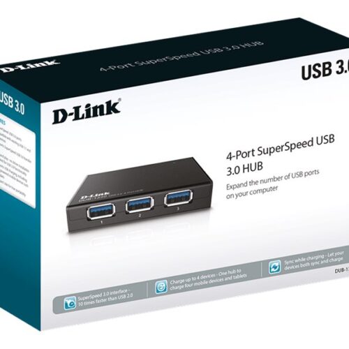 D-LINK Hub 4 ports superspeed USB 3.0
