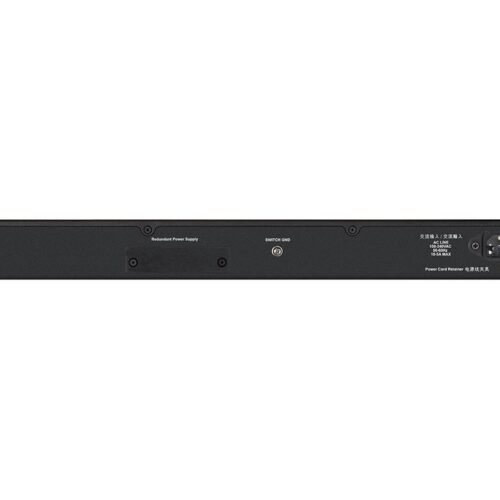 D-LINK L3 Light Switch 24 Gigabit PoE/PoE+ ports & 2 10GBASE-T Ports & 4 10GbE SFP+ ports 370 W PoE Budget 740W with DPS-700