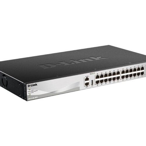 D-LINK L3 Light Switch 24 Gigabit Ports & 2 10GBASE-T Ports & 4 10GbE SFP+ Ports Physical Stack Up To 9 Units