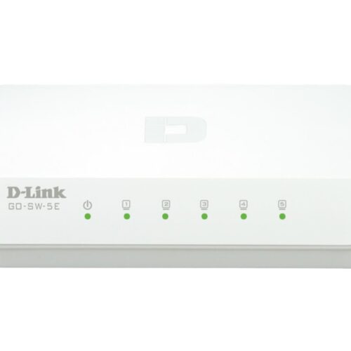 D-LINK Mini switch 5 Ports 10/100Mbps format de bureau – D-Link GREEN