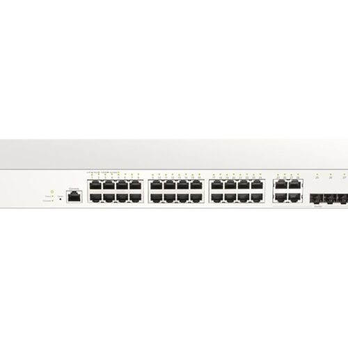D-LINK Nuclias Switch 28xGE-ports Smart Managed incl 4x1G Combo w/1Yr Lic