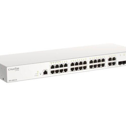 D-LINK Nuclias Switch 28xGE-ports Smart Managed incl 4x1G Combo w/1Yr Lic