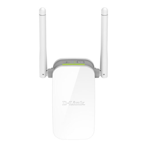D-LINK Répéteur Wireless N 300 avec un port 10/100Mbps et 2 antennes externes WPS IEEE 802.11 b/g/n débit 300 Mbps