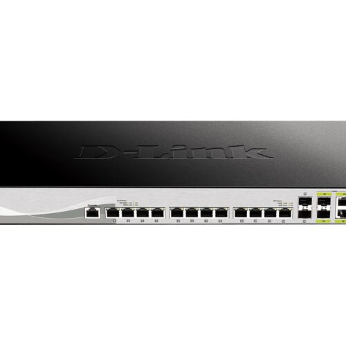 D-LINK Smart+ L2+ 12 Copper Multigigabit Ports 100M/1G/2.5G/5G/10G & 2 copper/SFP+ Multigigabit ports & 2 10GbE SFP+ ports