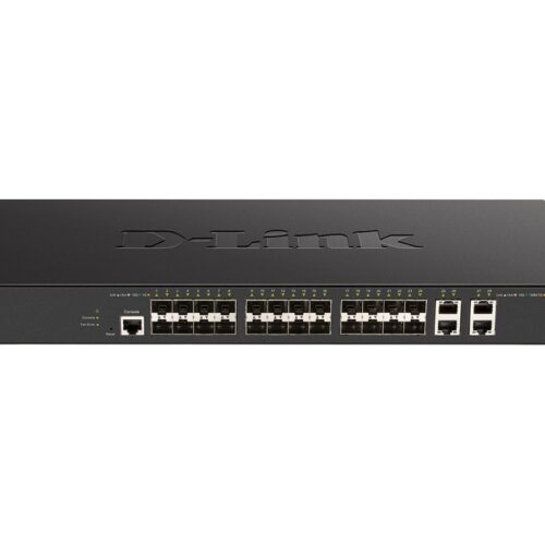 D-LINK Smart+ L2+ 24 ports Switch 10GbE SFP+ & 4 ports copper 10GbE