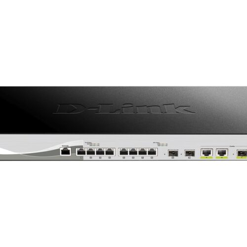 D-LINK Smart+ L2+ 8 Copper Multigigabit Ports 100M/1G/2.5G/5G/10G & 2 copper/SFP+ Multigigabit ports & 2 10GbE SFP+ ports