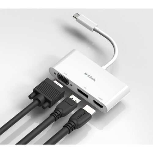 D-LINK USB-C 3-en-1 Adapter